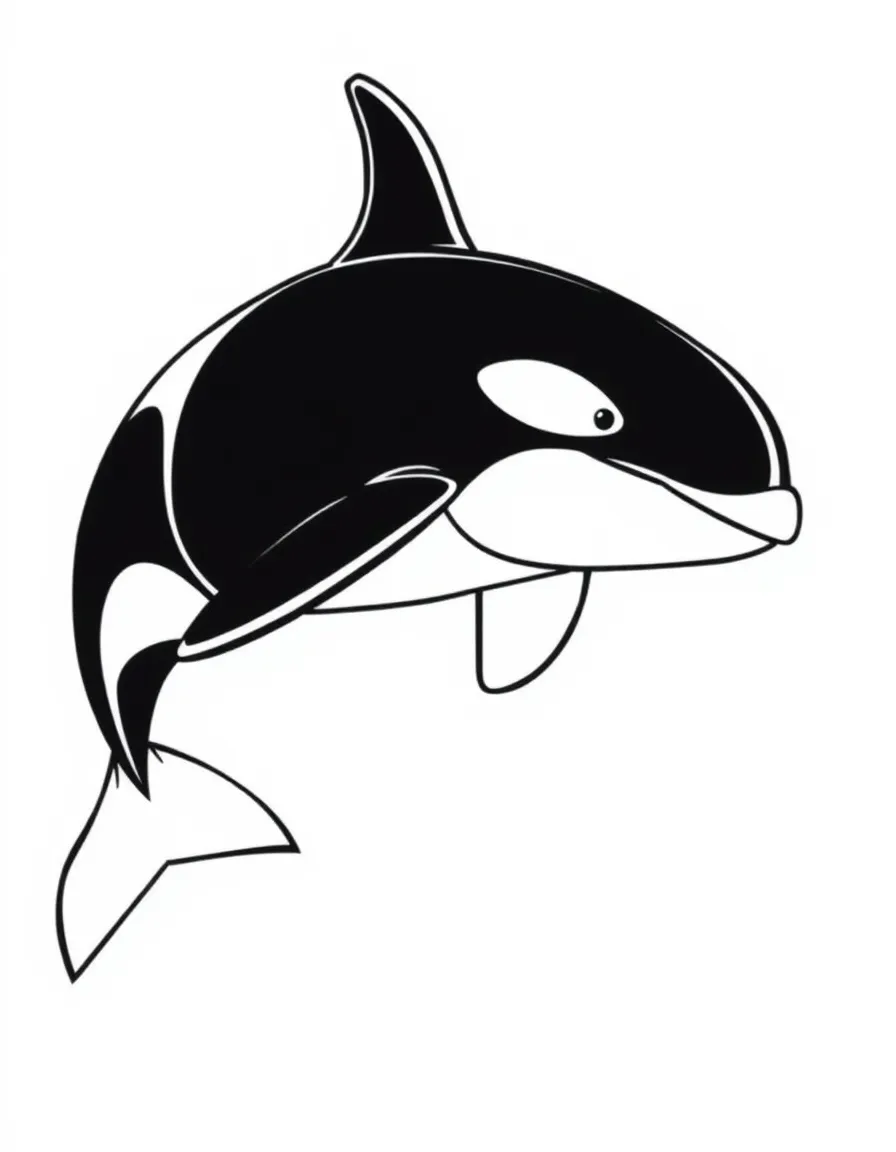 (Washington) An orca pod swimming in the ocean