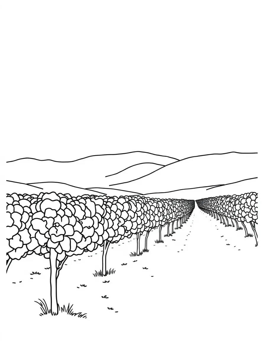 (Washington) A vineyard in eastern Washington