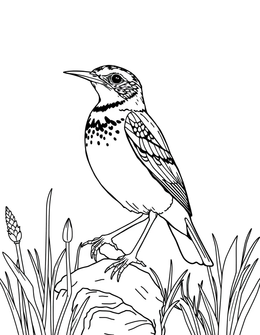 (Nebraska) Nebraska state bird: Western Meadowlark