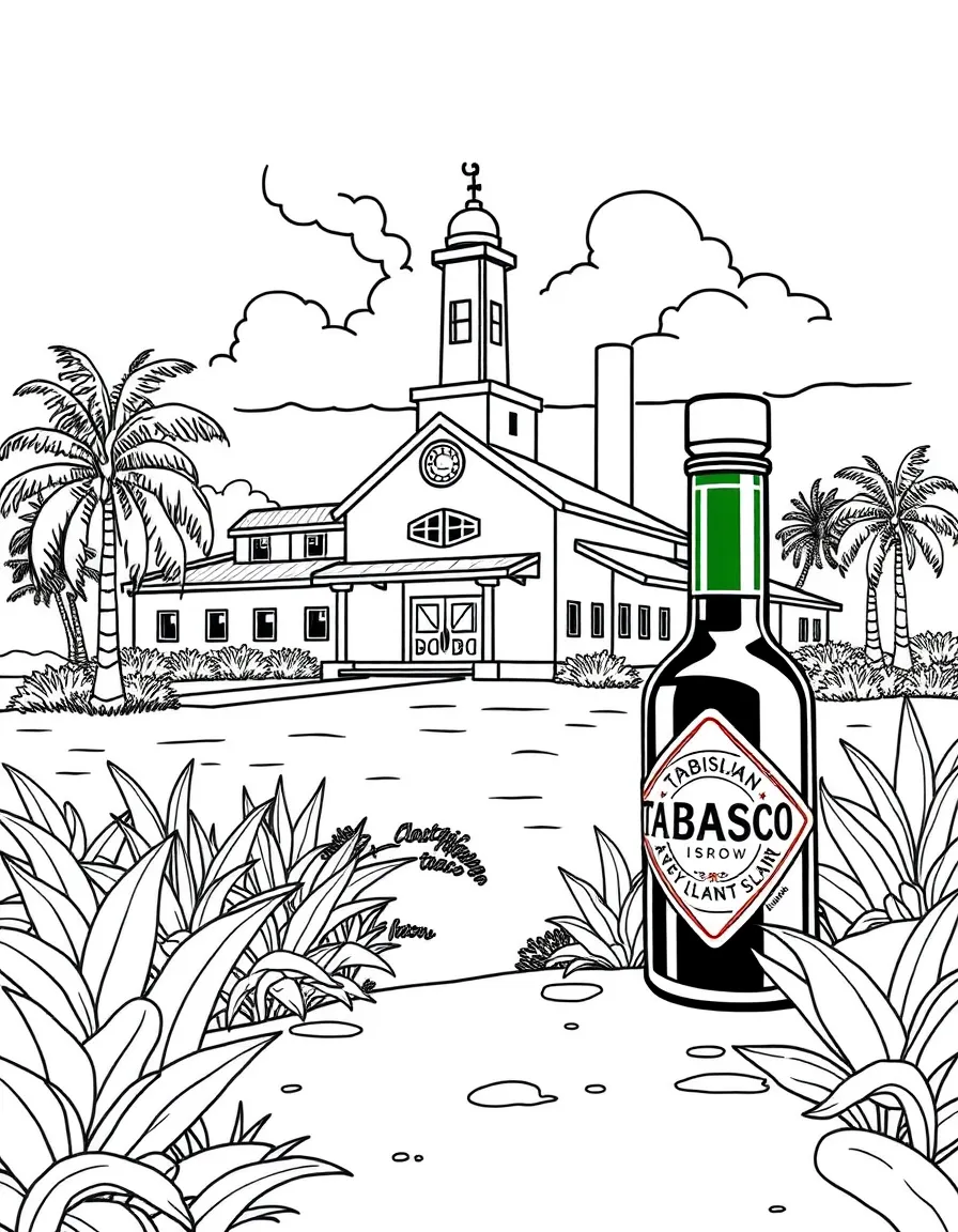 (Louisiana) The Tabasco factory on Avery Island