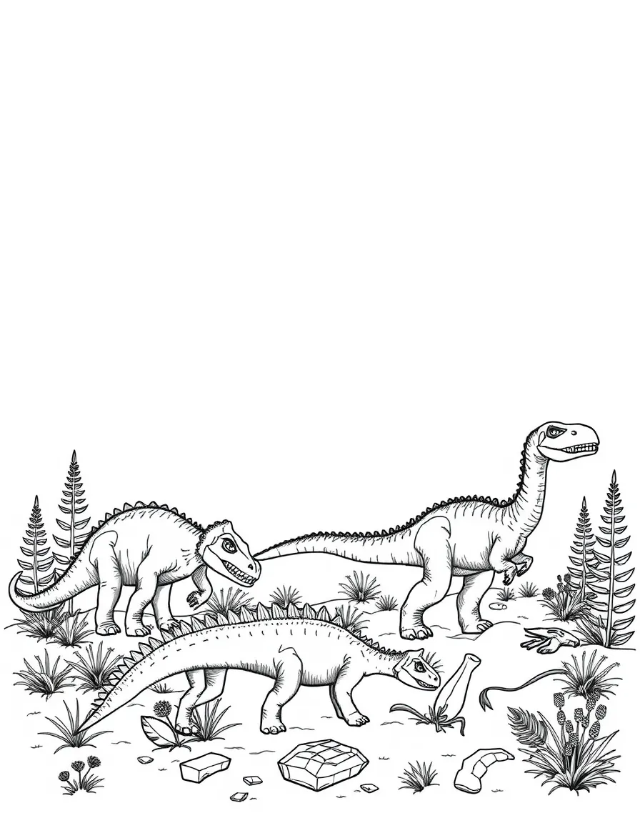 (Wyoming) Fossils of dinosaurs found in Wyoming