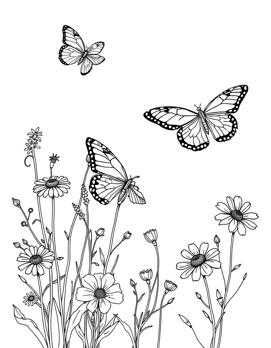 (Wyoming) Wyoming wildflowers and butterflies
