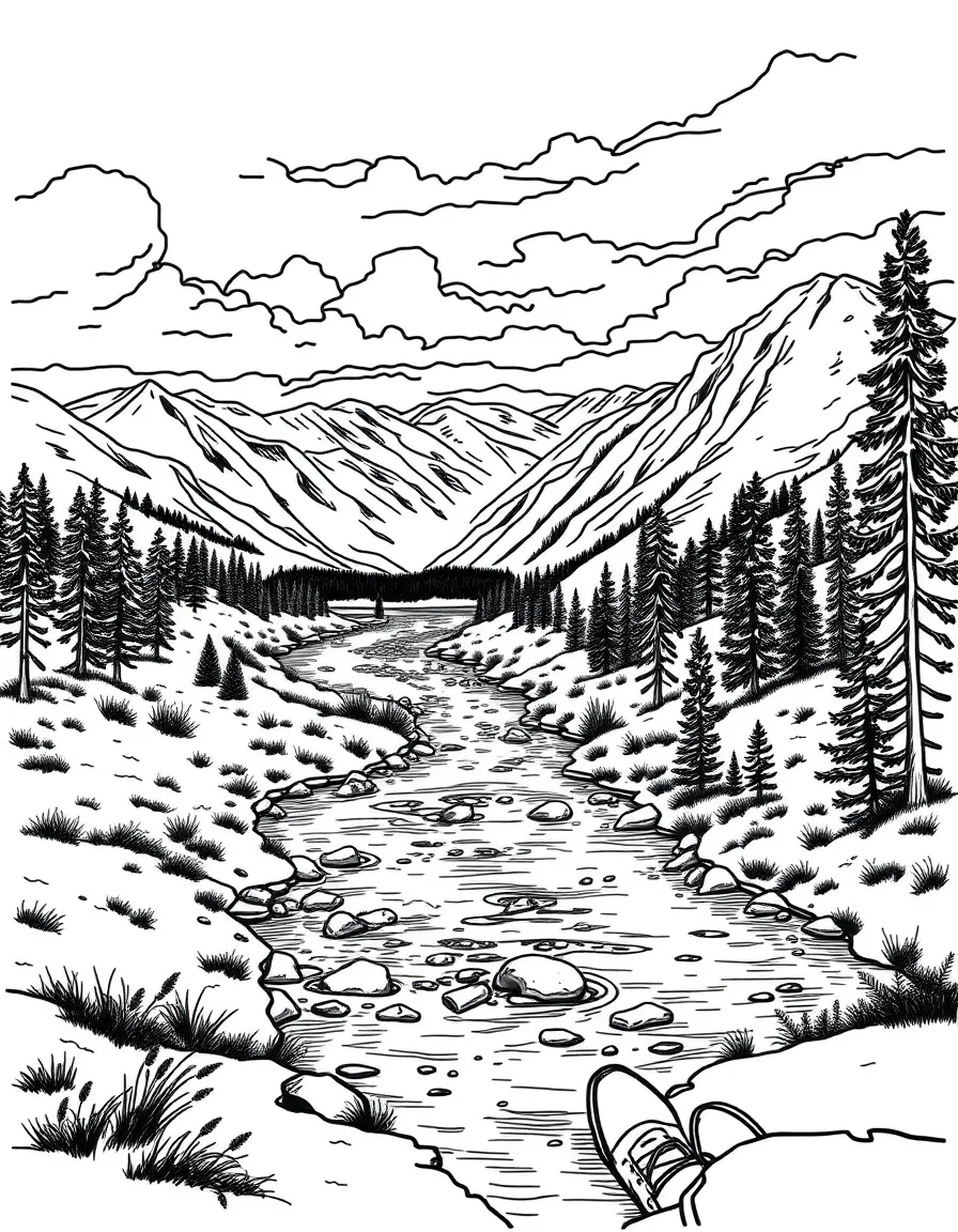 (Wyoming) A scenic view of Snake River