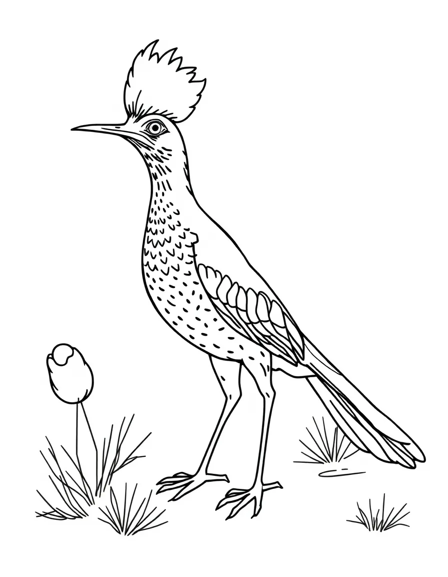 (New Mexico) A roadrunner, the state bird of New Mexico