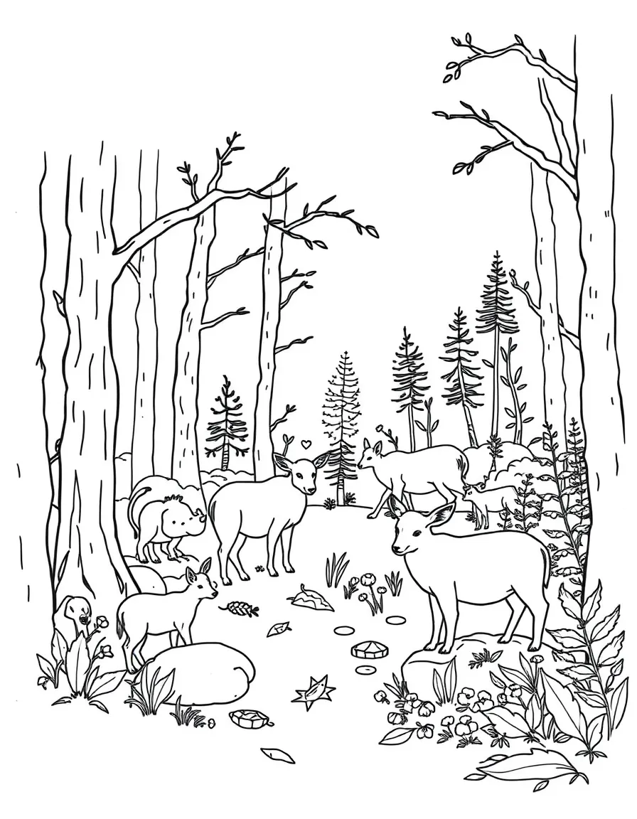 (Missouri) Forest animals in the Missouri woods