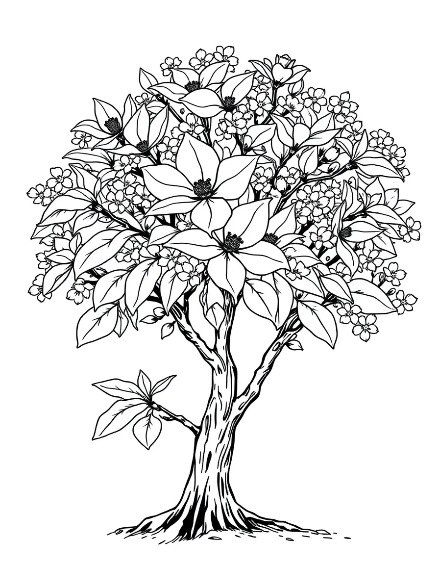 (Missouri) State tree: Flowering Dogwood in bloom