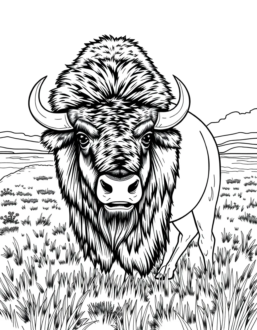 (Missouri) Bison at Prairie State Park