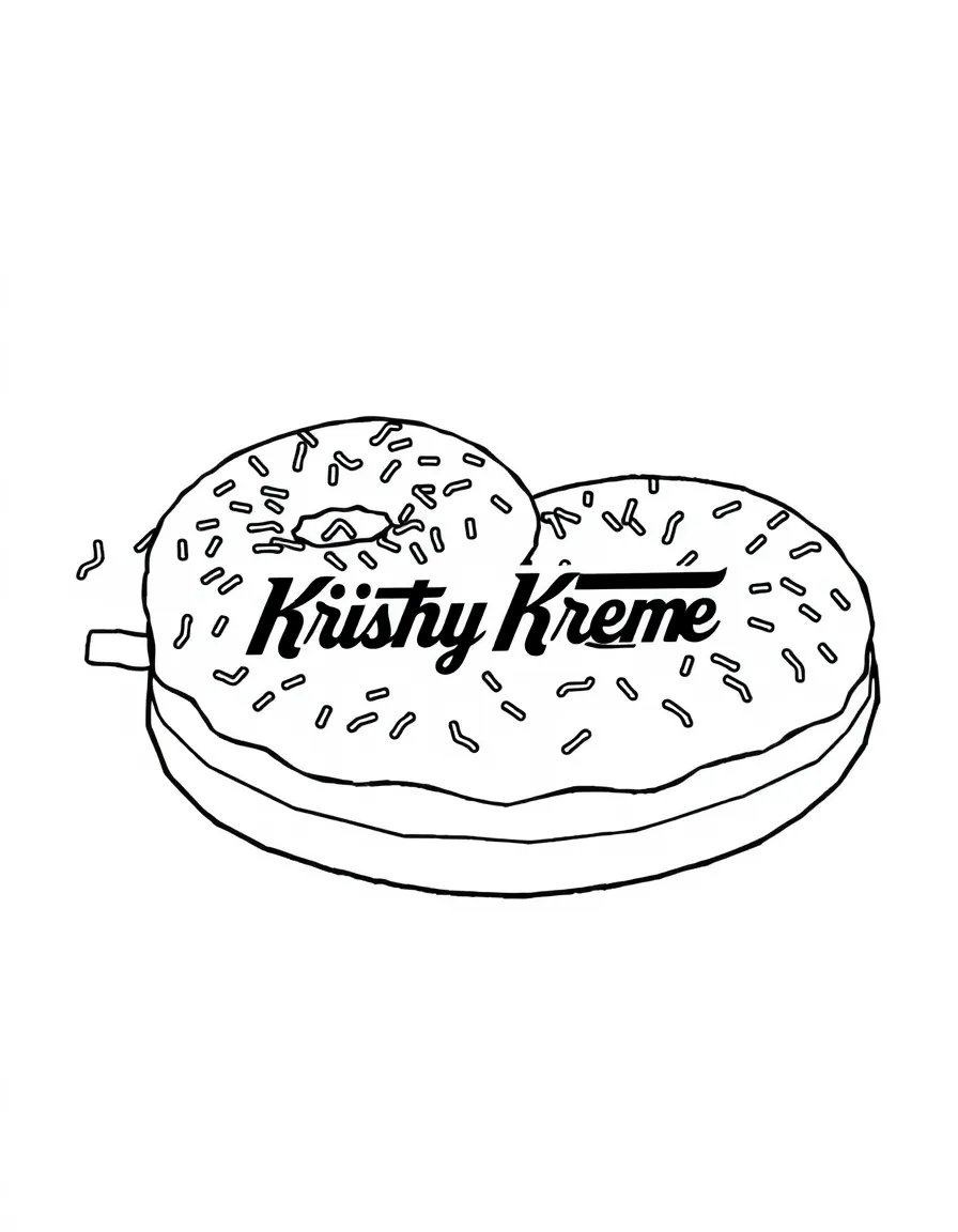 (North Carolina) Krispy Kreme doughnuts with sprinkles