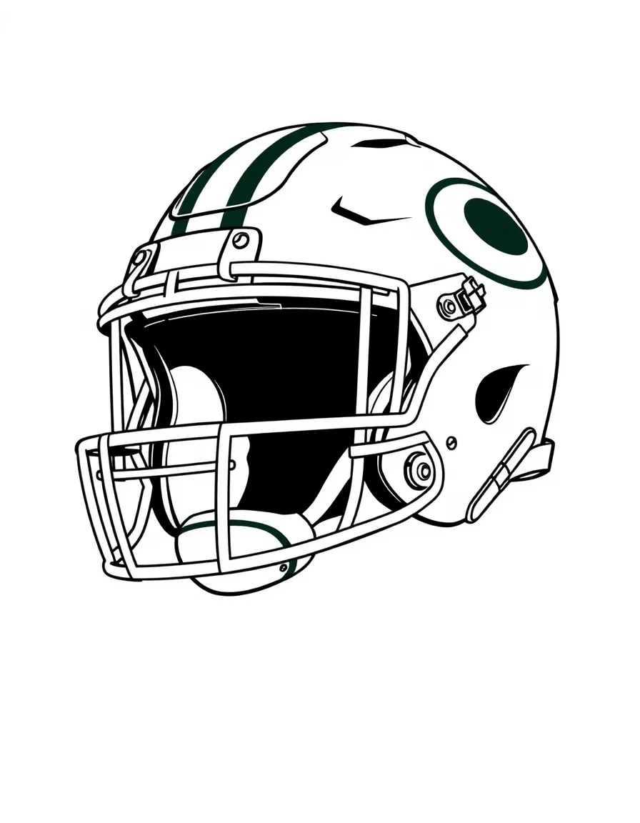(Wisconsin) Green Bay Packers football helmet