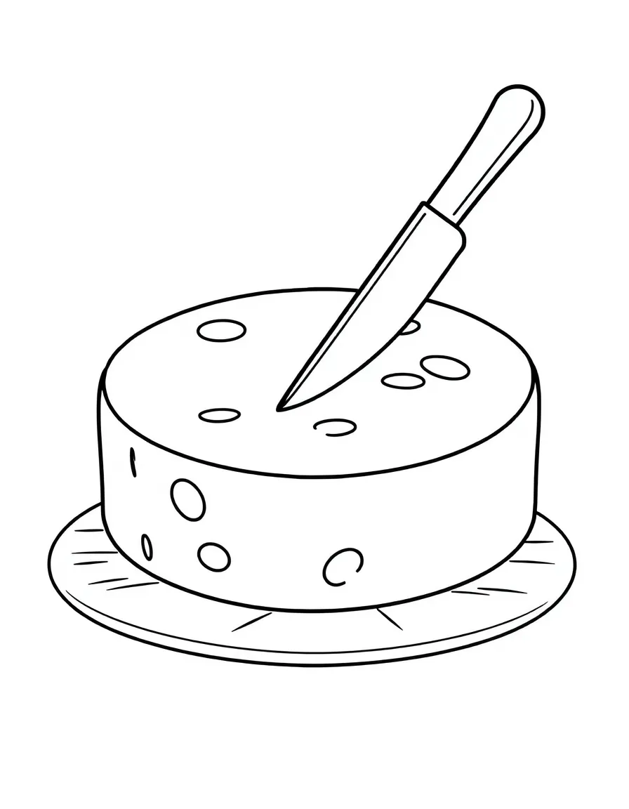 (Wisconsin) A wheel of cheese being sliced