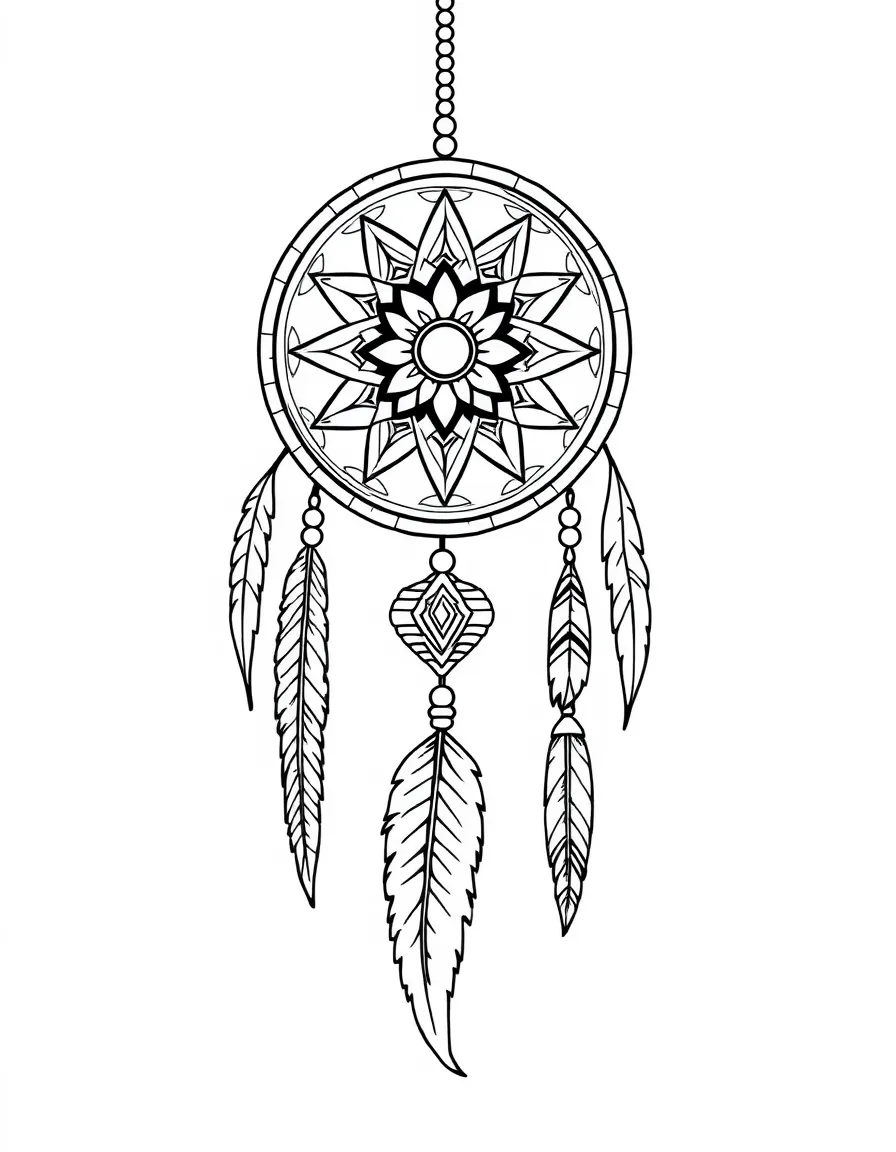 (South Dakota) A Native American dreamcatcher