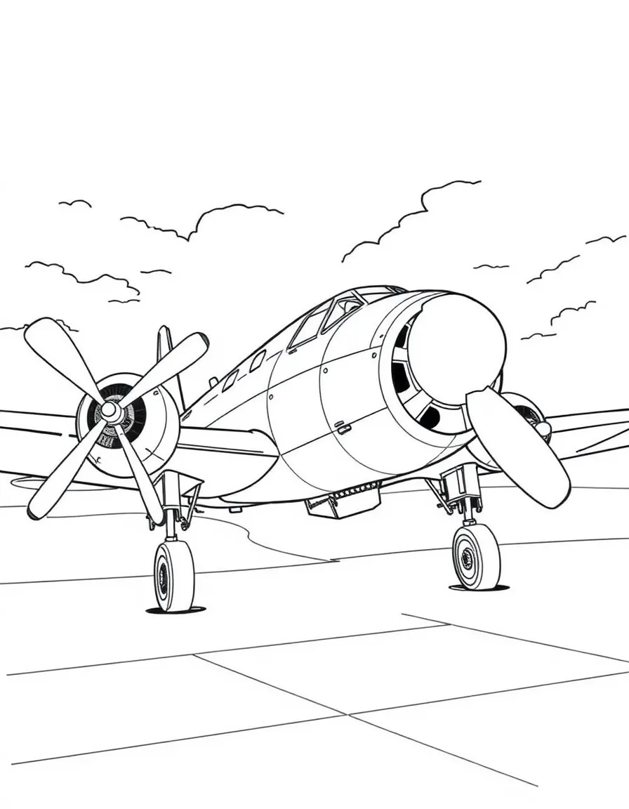 (South Dakota) A vintage airplane at the South Dakota Air and Space Museum