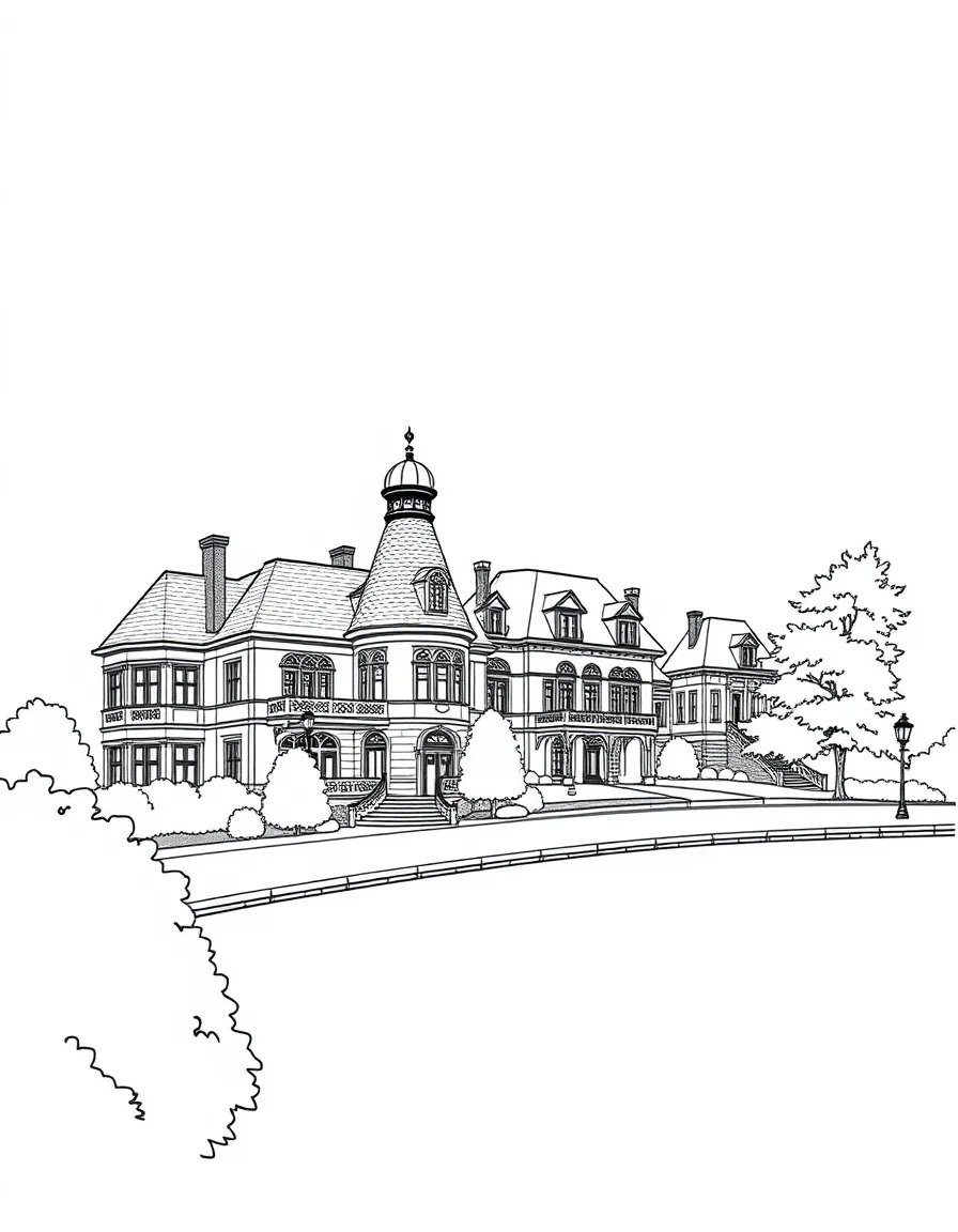 (Rhode Island) The historic mansions of Newport