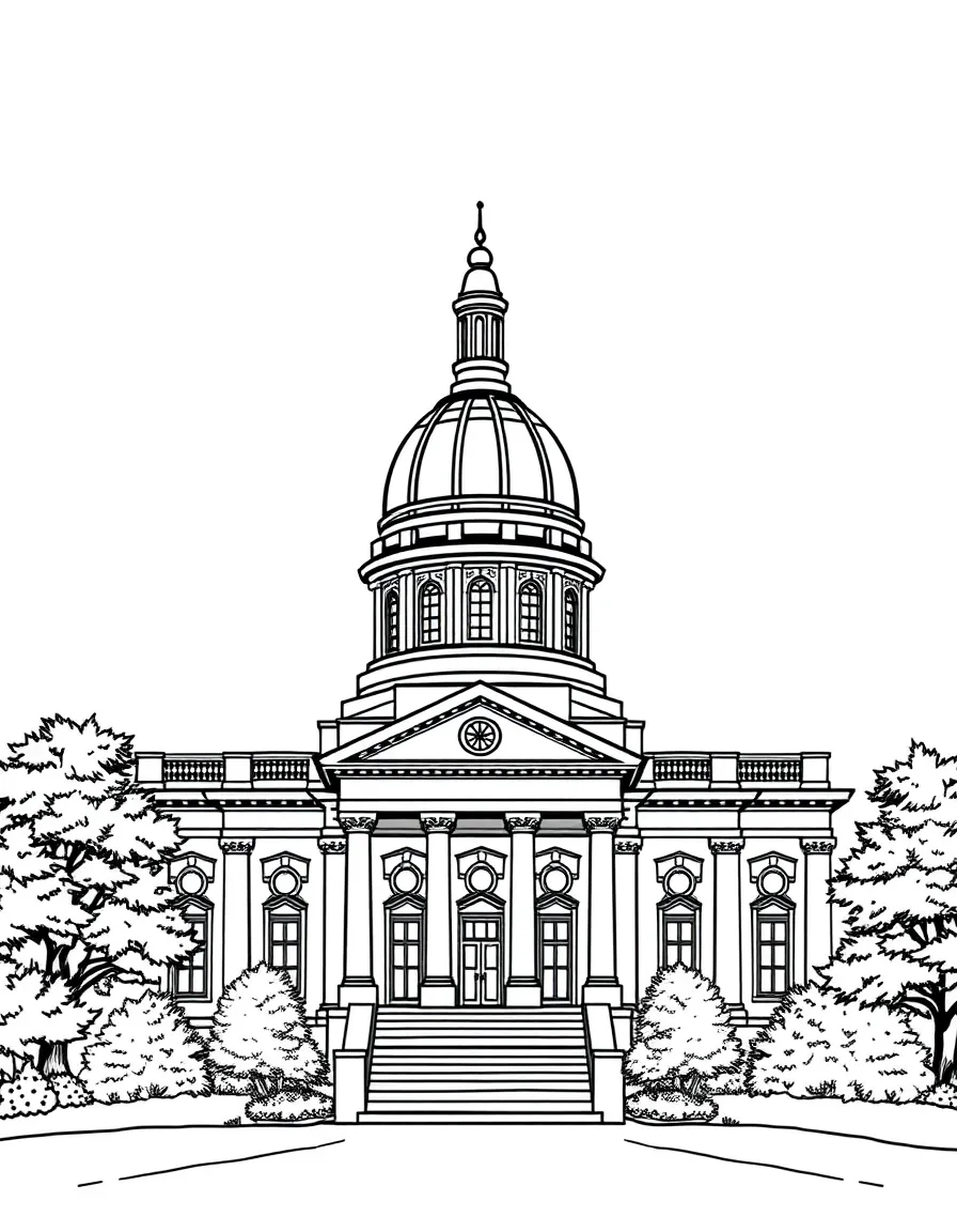 (Rhode Island) The Rhode Island State House dome