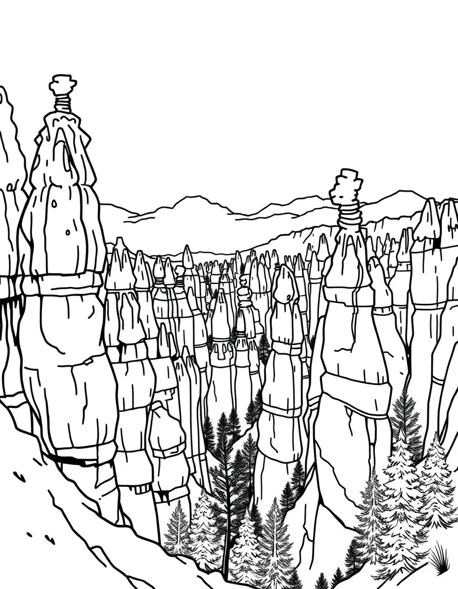 (Utah) Bryce Canyon hoodoos