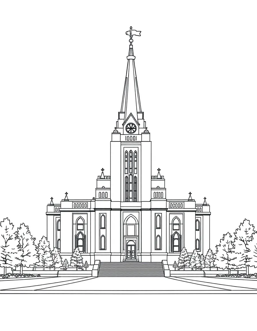 (Utah) Temple Square in Salt Lake City