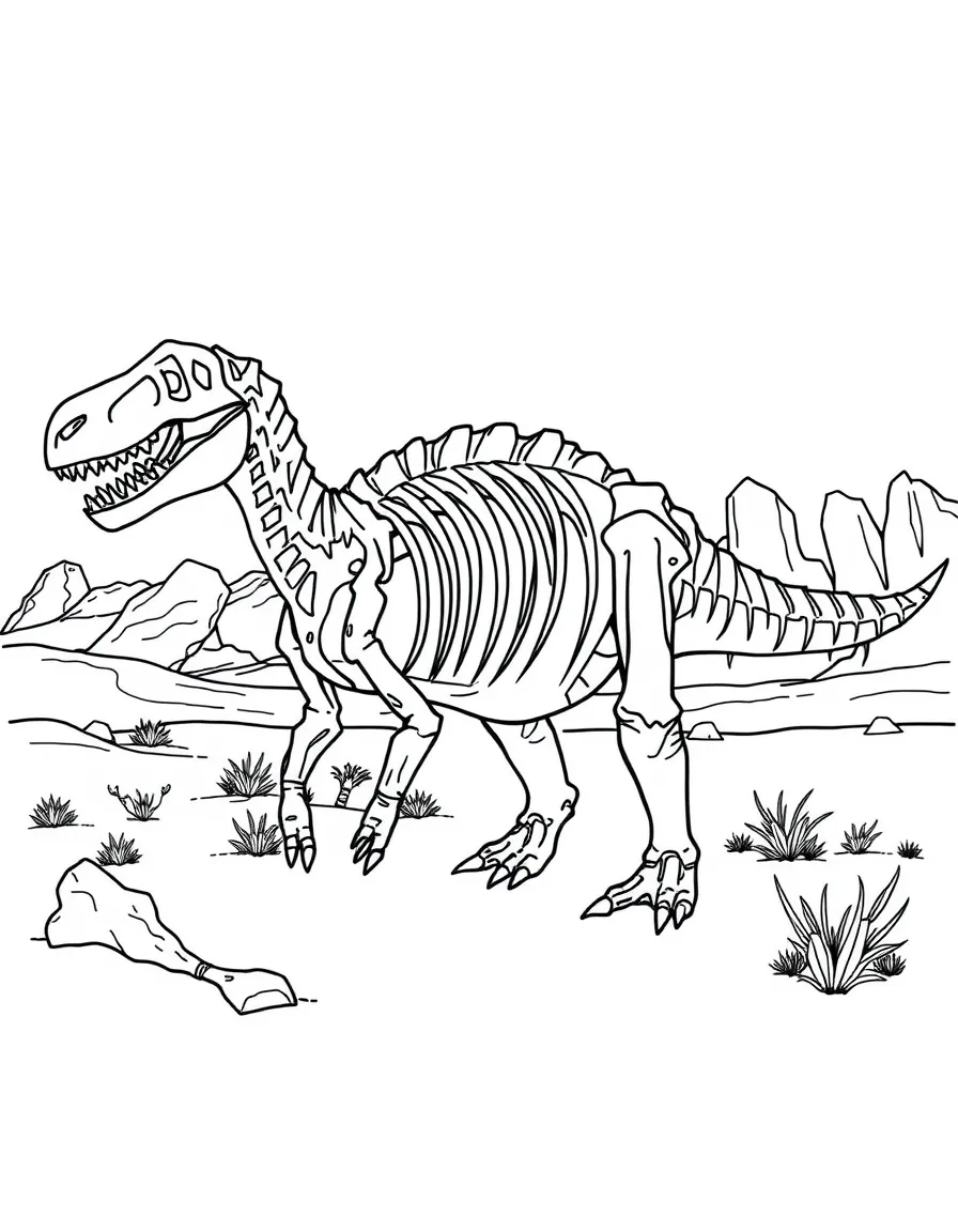 (Utah) Dinosaur bones at Dinosaur National Monument
