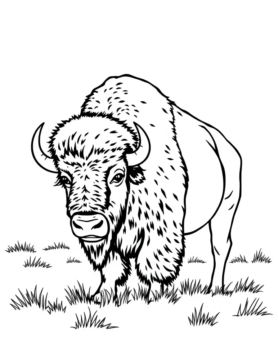 (Utah) A bison at Antelope Island