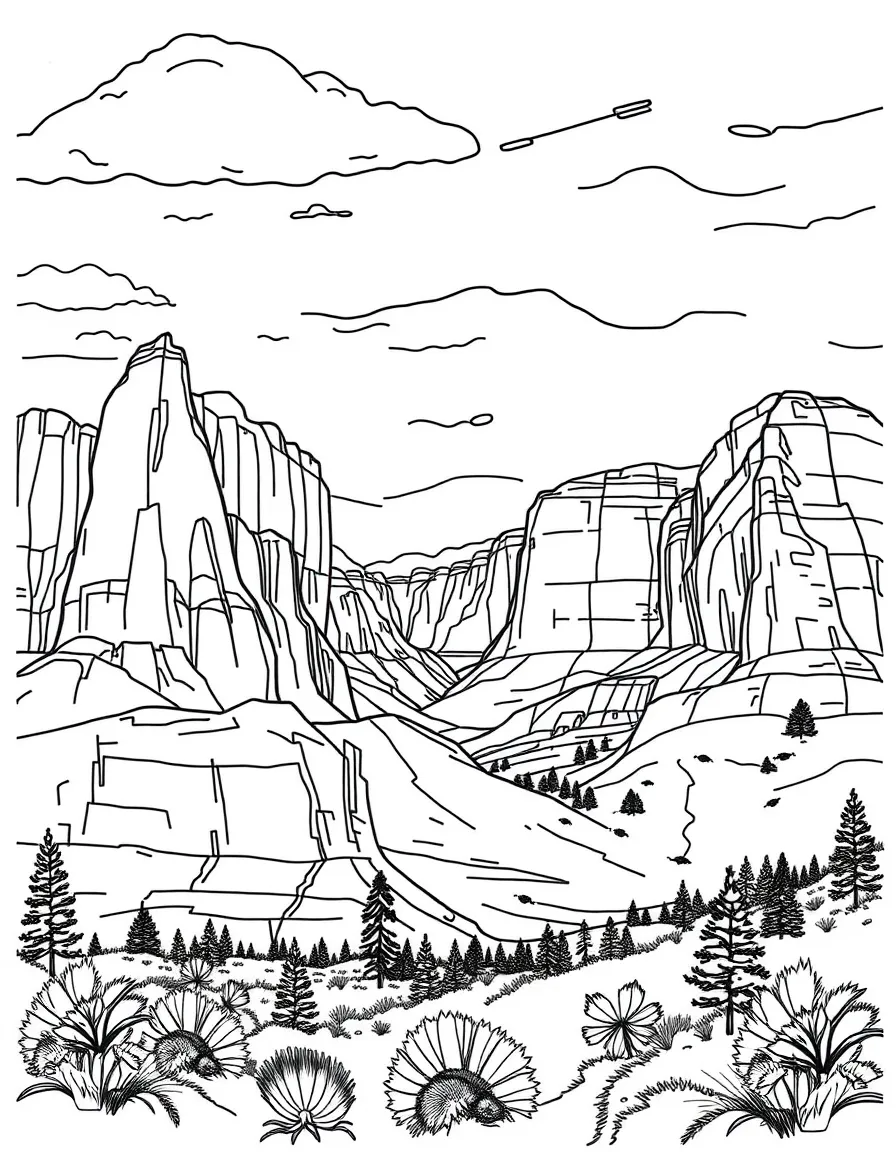 (Utah) A collage of Utah’s five national parks (The Mighty 5)