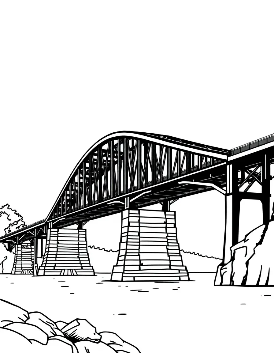 (Michigan) Mackinac Bridge connecting Michigan’s peninsulas