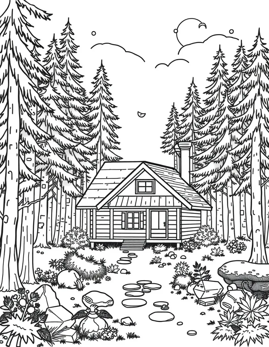 (Michigan) A cozy cabin in the woods of northern Michigan