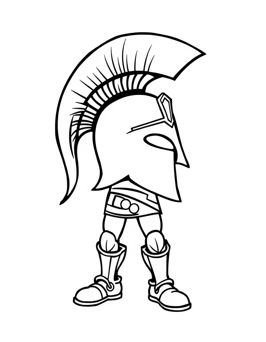 (Michigan) Michigan State University mascot (Spartan)