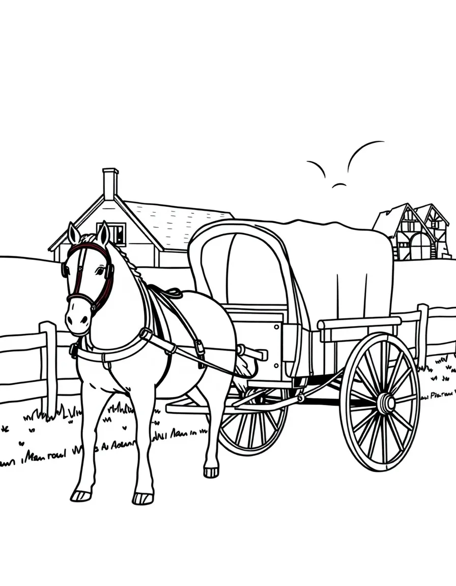 (Pennsylvania) An Amish horse and buggy in Lancaster County