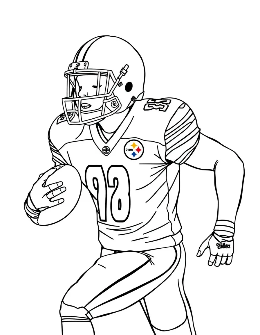 (Pennsylvania) A football player from the Pittsburgh Steelers