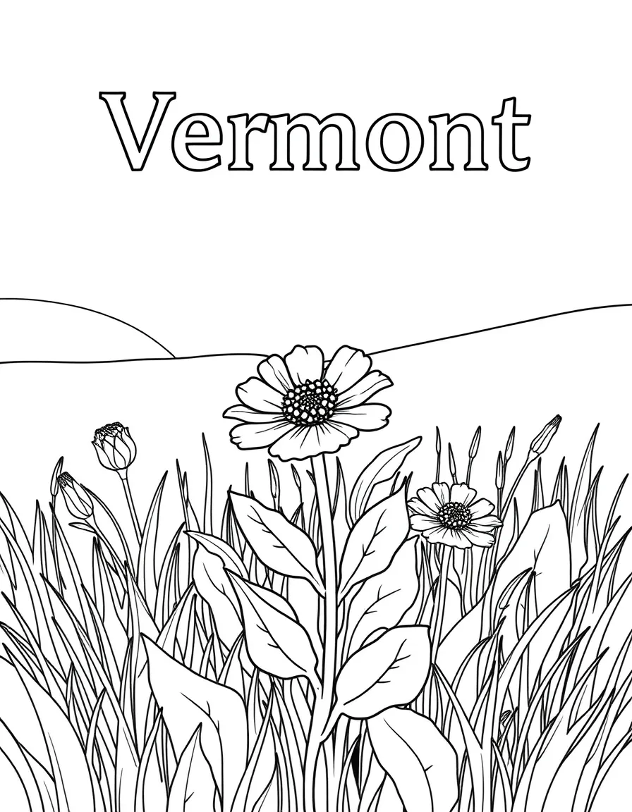 (Vermont) The Vermont state flower – Red Clover in a meadow