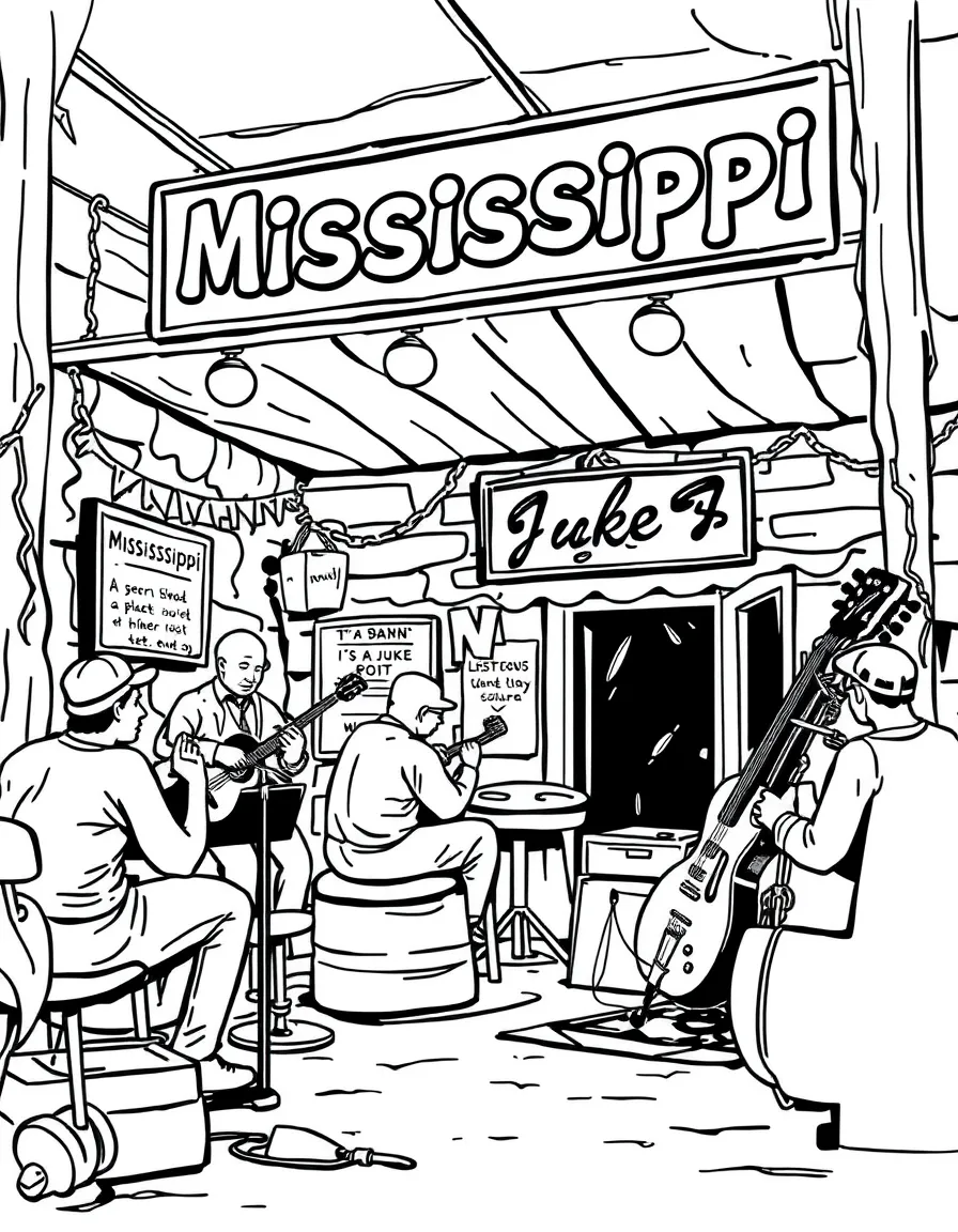 (Mississippi) A juke joint in the Mississippi Delta