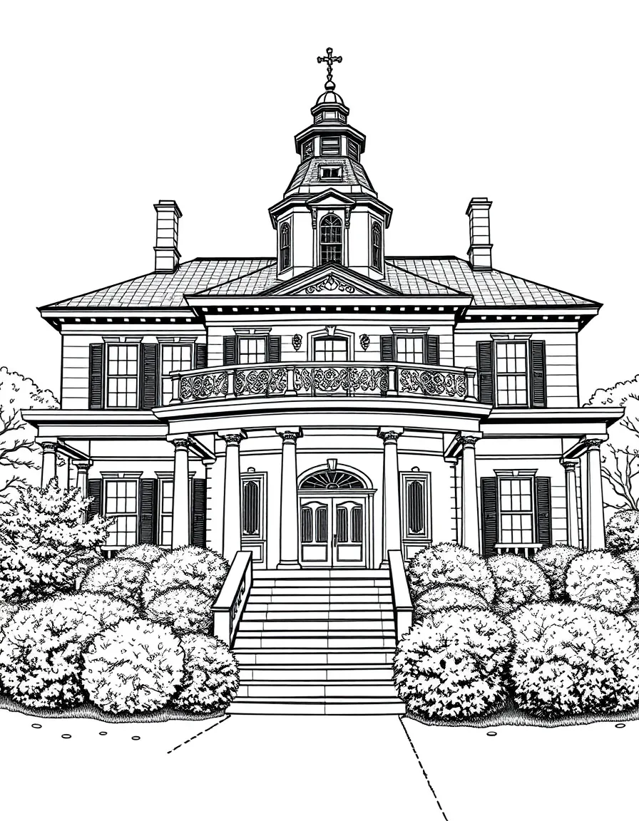 (Mississippi) Antebellum mansion in Natchez