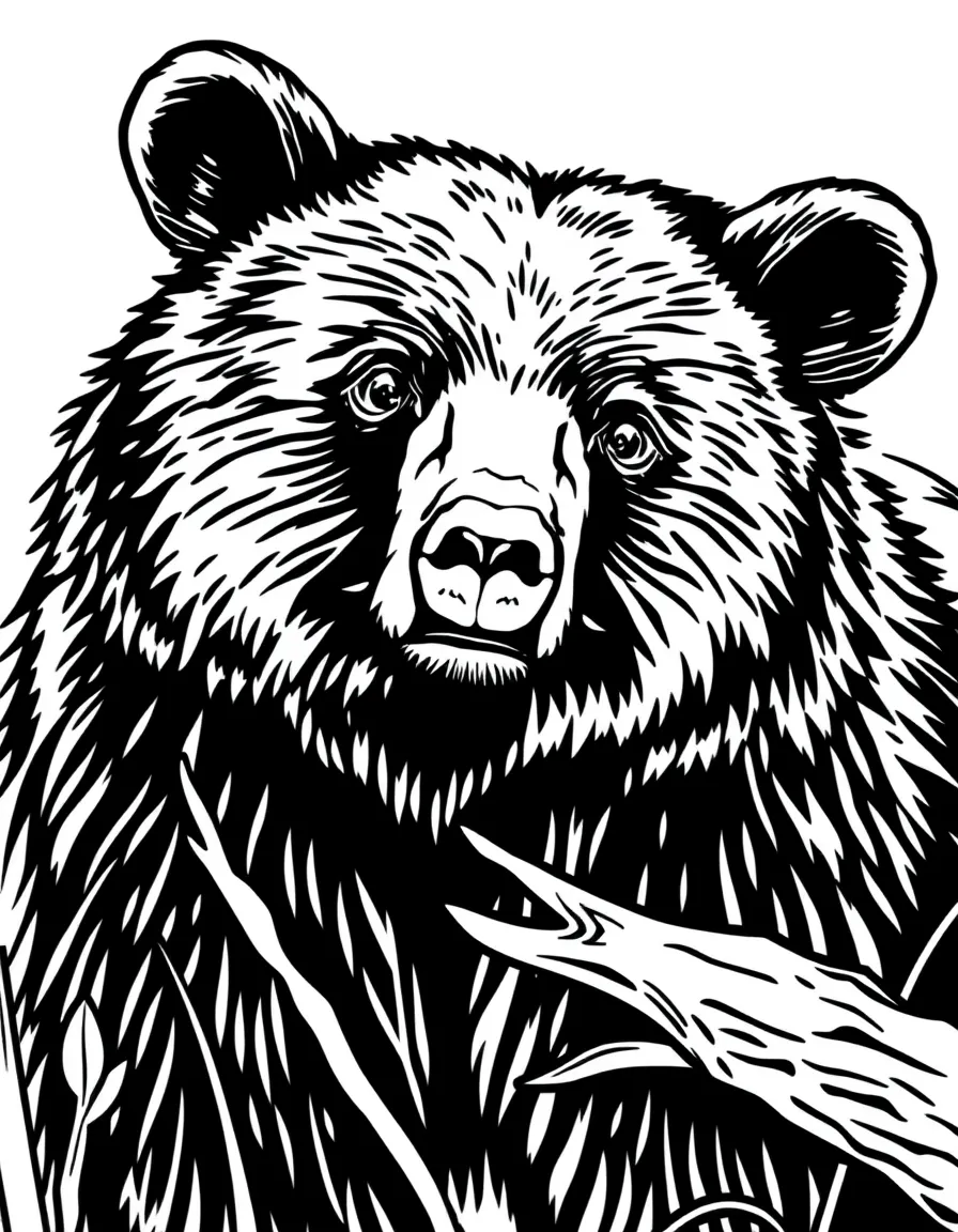 (Mississippi) Black bear – native wildlife of Mississippi