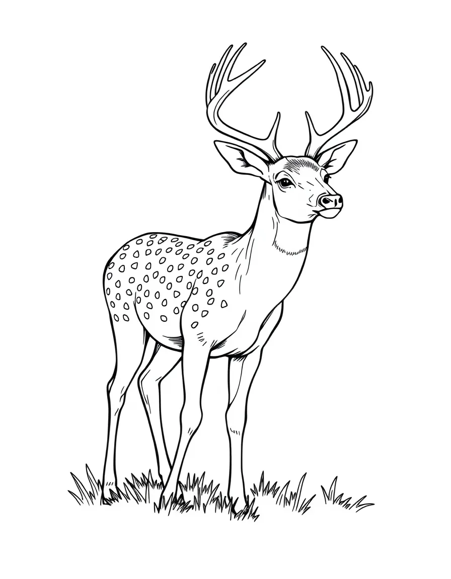 (Ohio) A white-tailed deer – Ohio’s state mammal