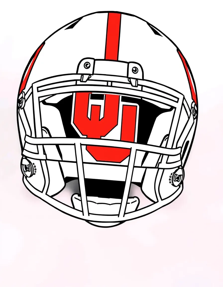(Oklahoma) Oklahoma Sooners football helmet