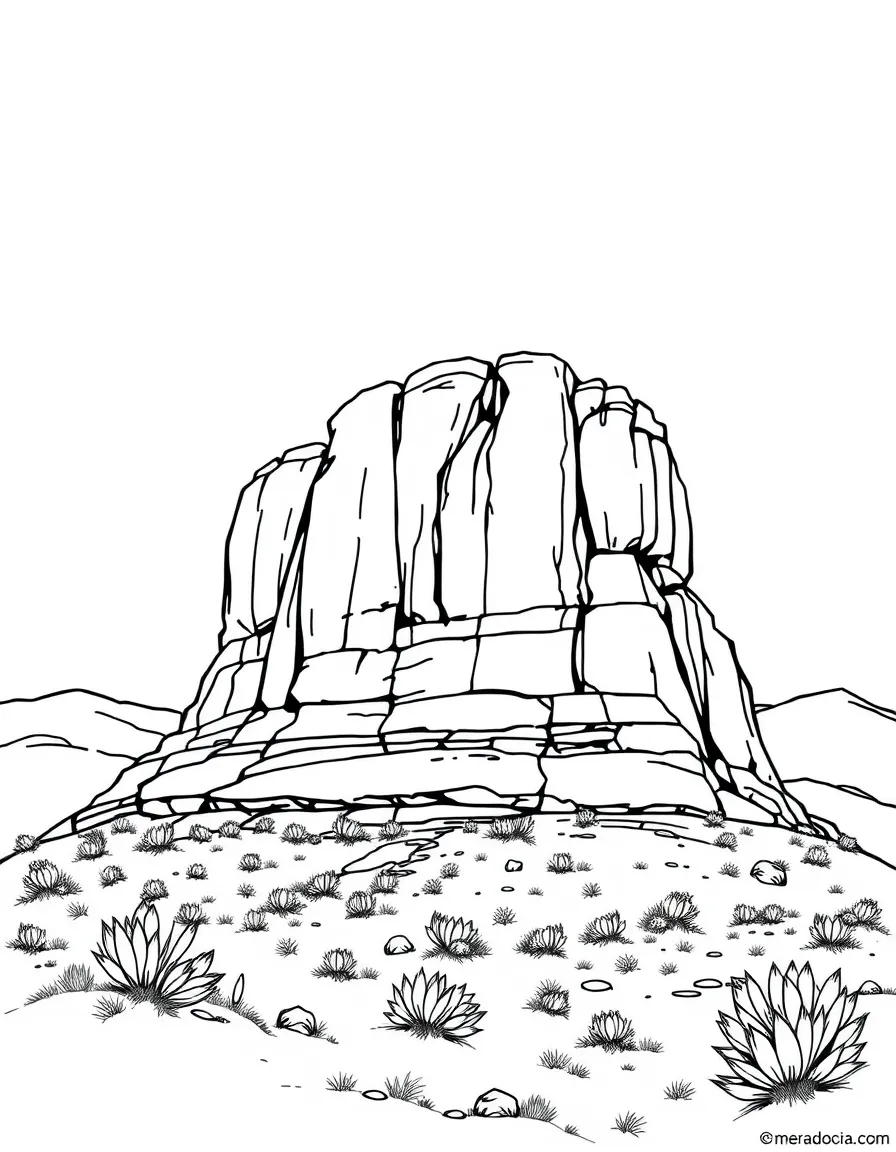 (Oklahoma) Rock formation at Wichita Mountains