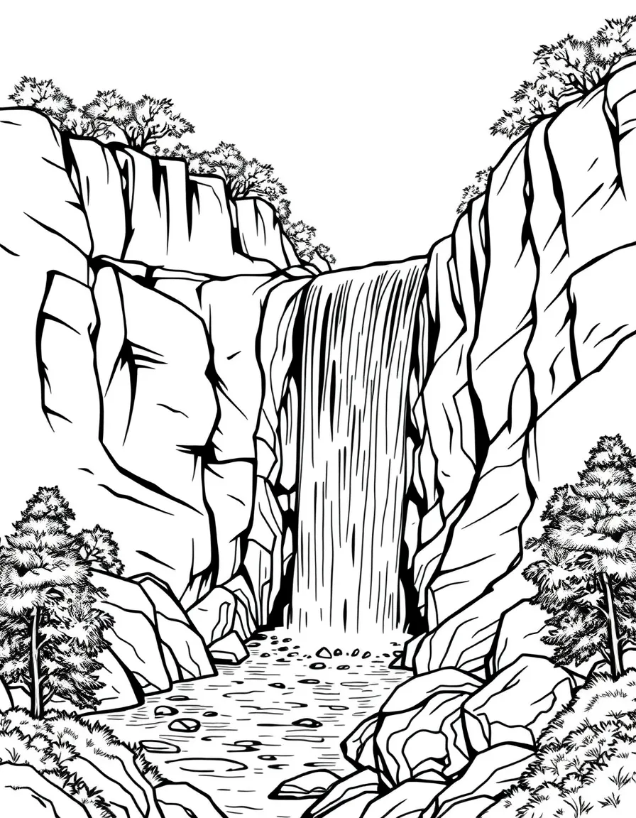 (Oklahoma) Waterfall at Turner Falls