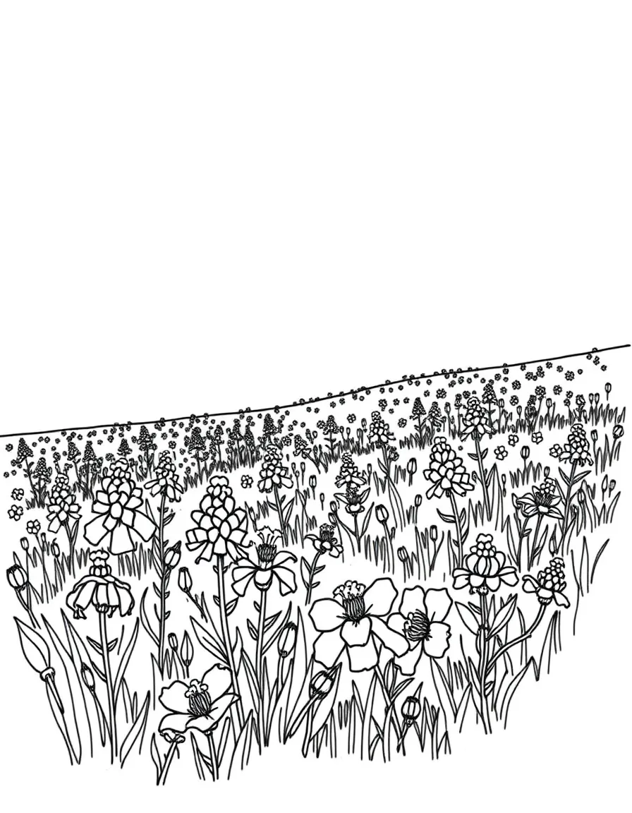(Texas) A Texas bluebonnet flower field