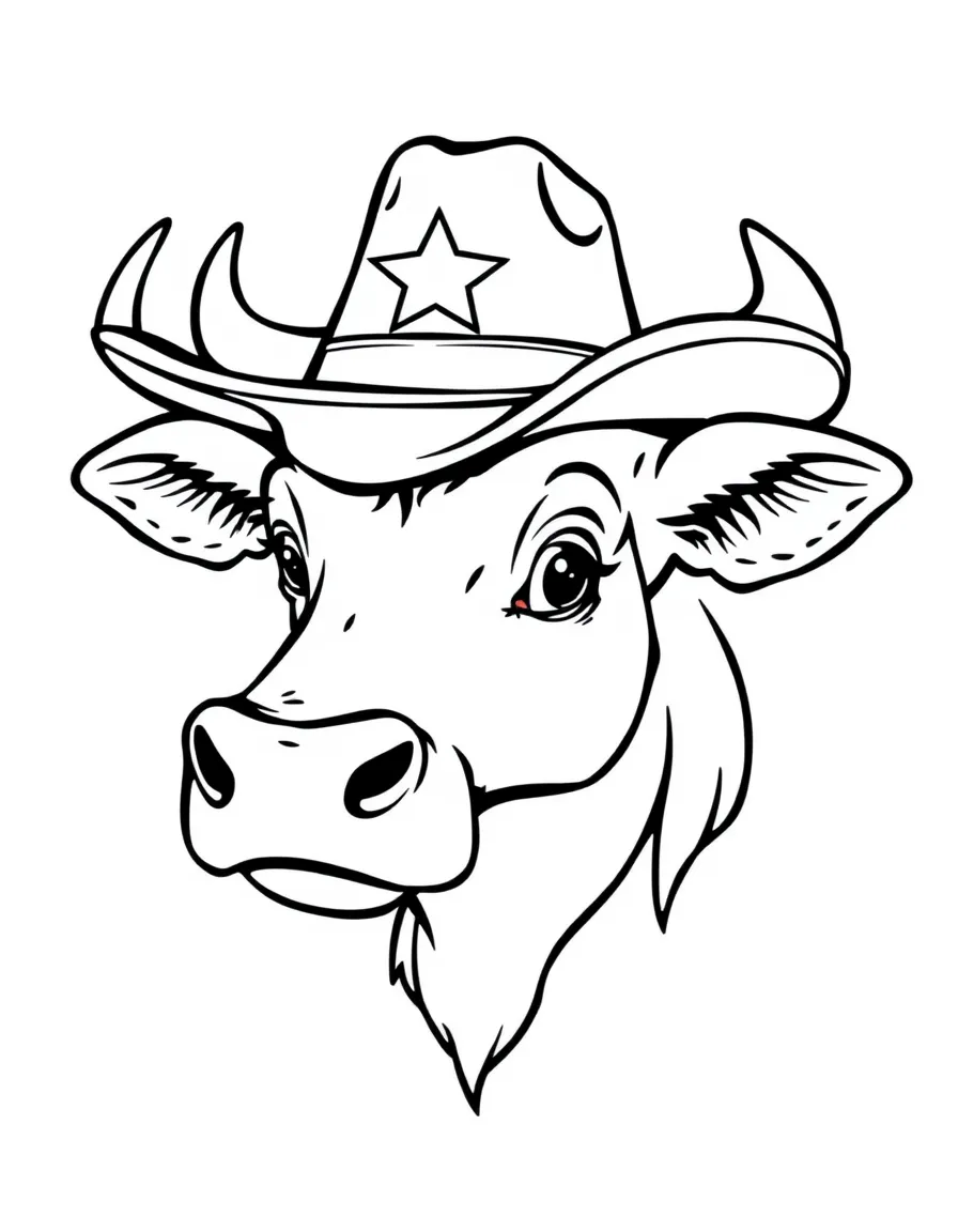 (Texas) A friendly steer wearing a hat