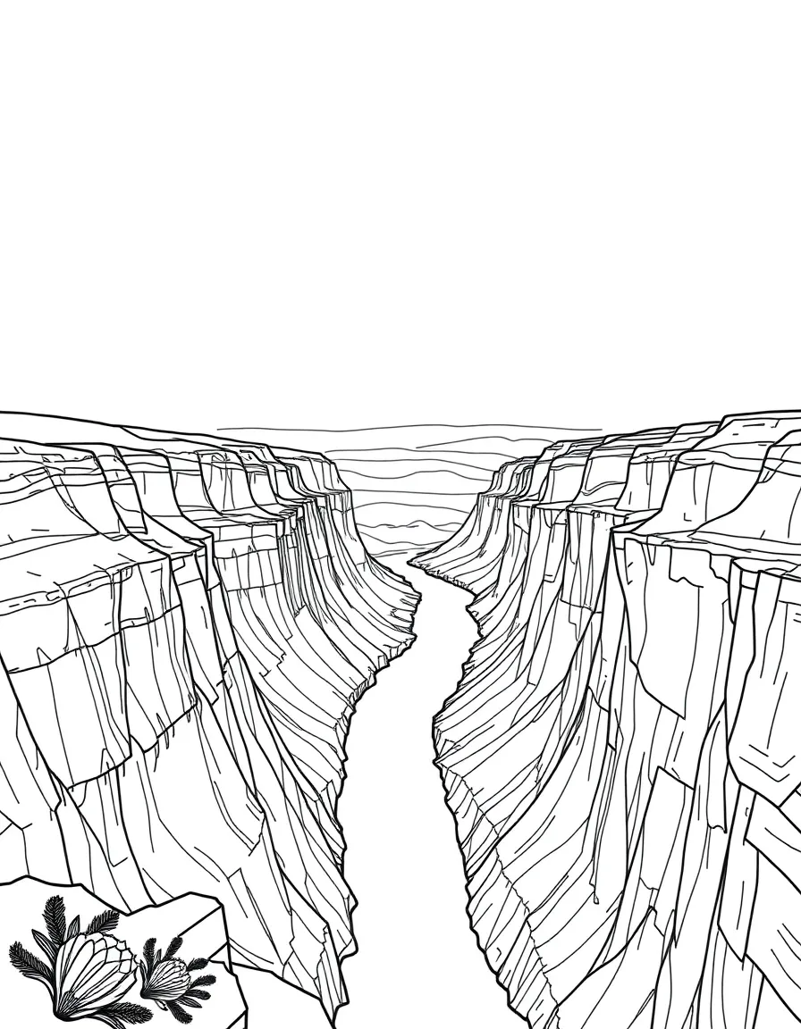 (United States) The Grand Canyon with the Colorado River far below