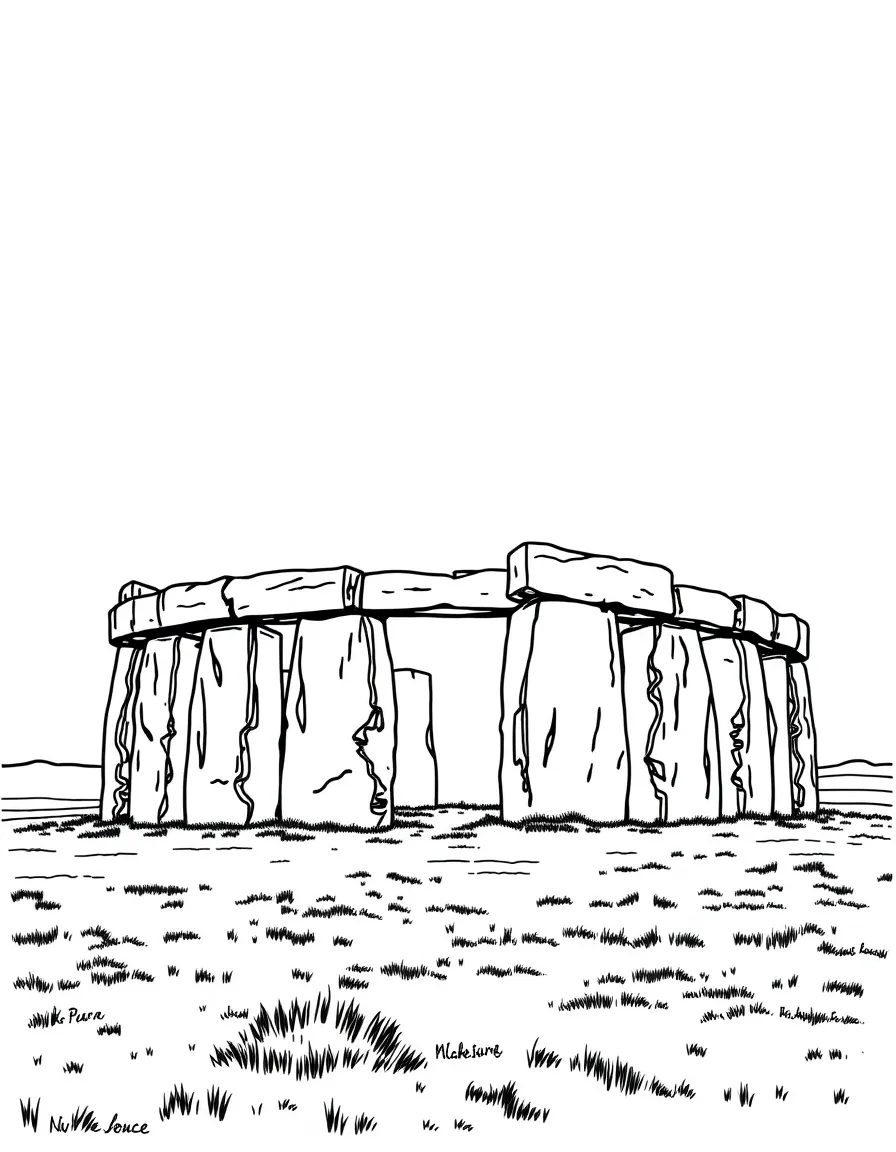 (United Kingdom) Stonehenge stone circle on Salisbury Plain