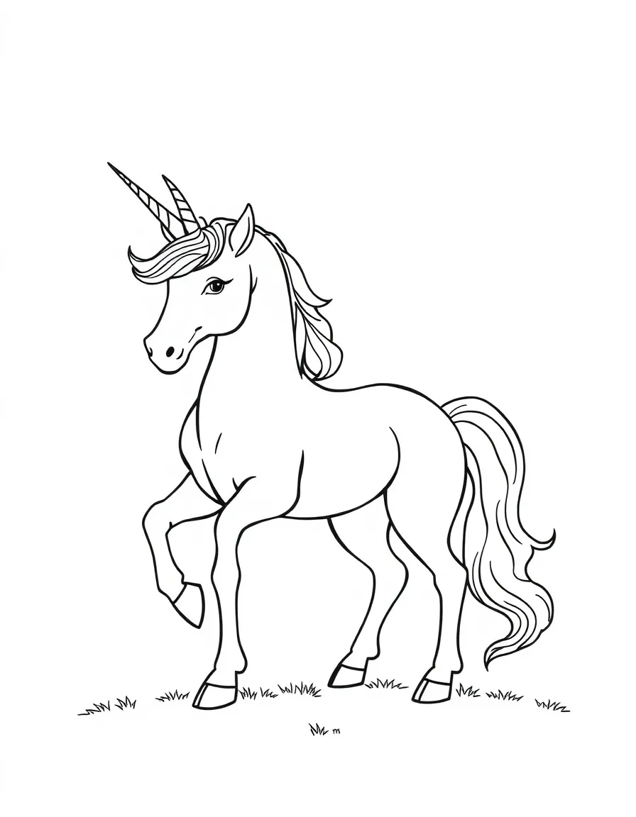 (United Kingdom) A unicorn, the mythical national animal of Scotland