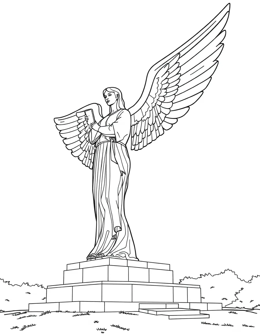 (United Kingdom) The Angel of the North statue in northern England