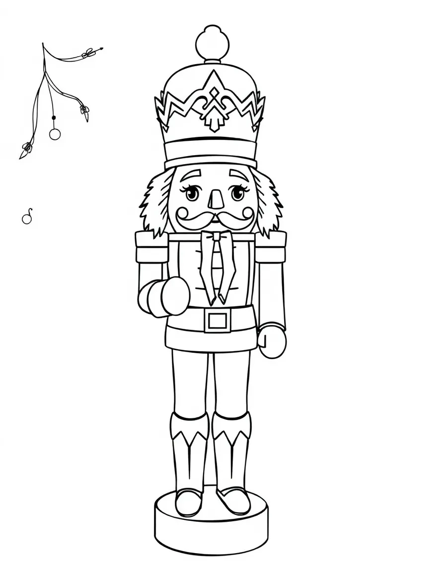 (Germany) A wooden nutcracker soldier figurine