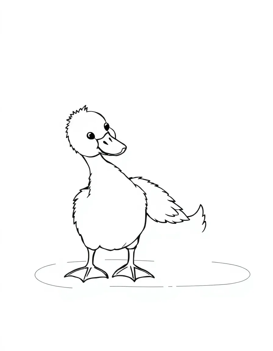 (Denmark) The “Ugly Duckling” looking at its reflection as it becomes a swan.