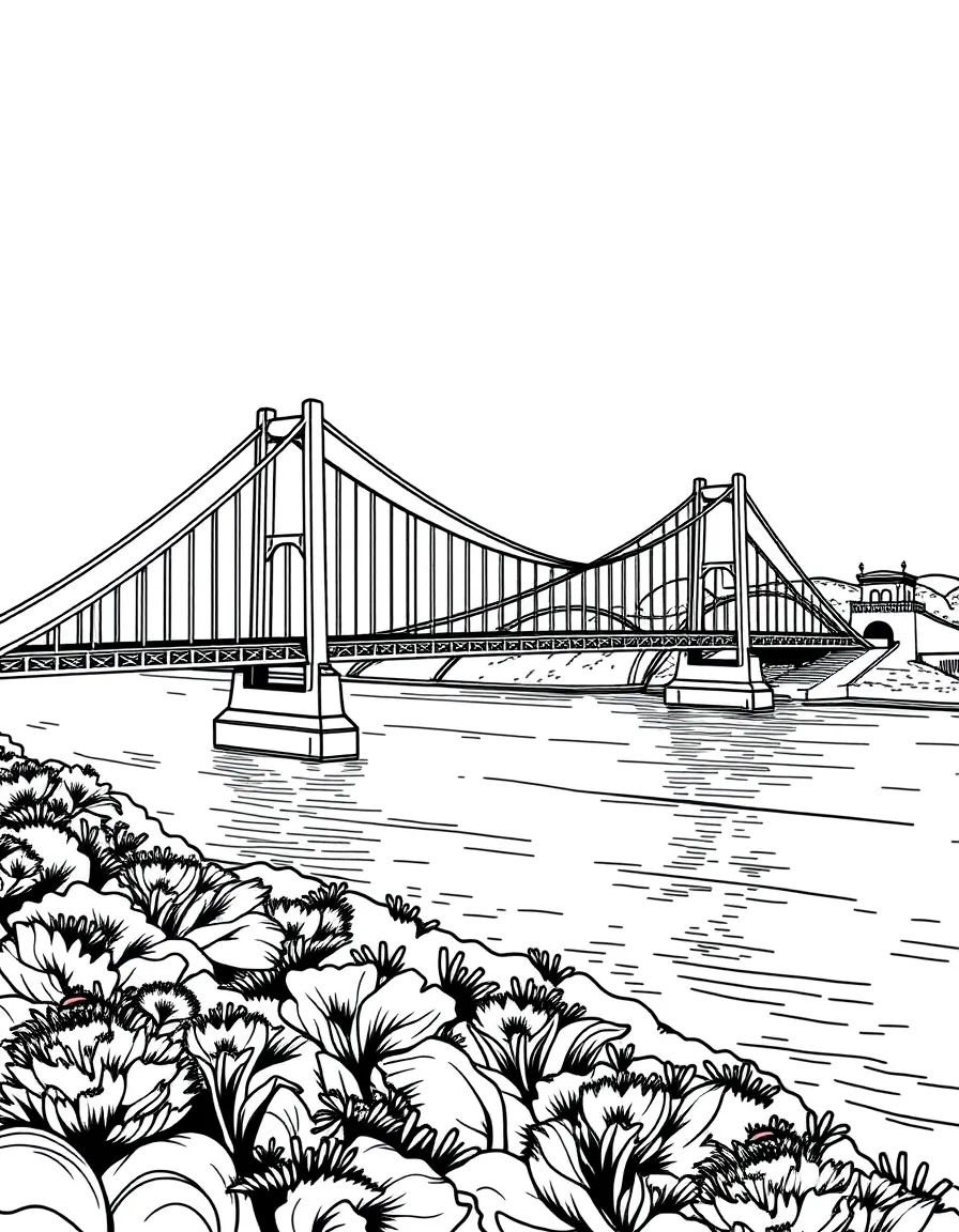(Portugal) The 25 de Abril Bridge stretching over the Tagus River in Lisbon.