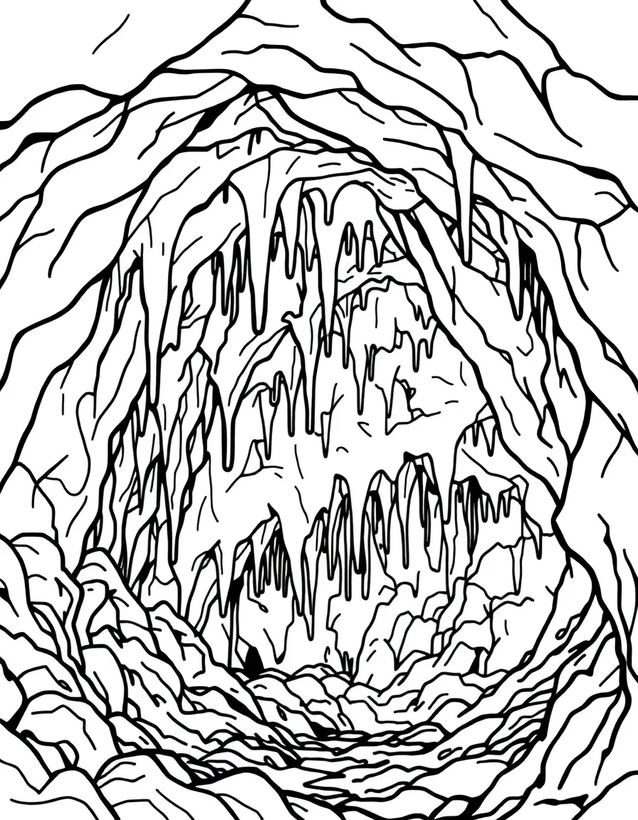 (Hungary) A cave with stalactites from Aggtelek National Park (Baradla cave)