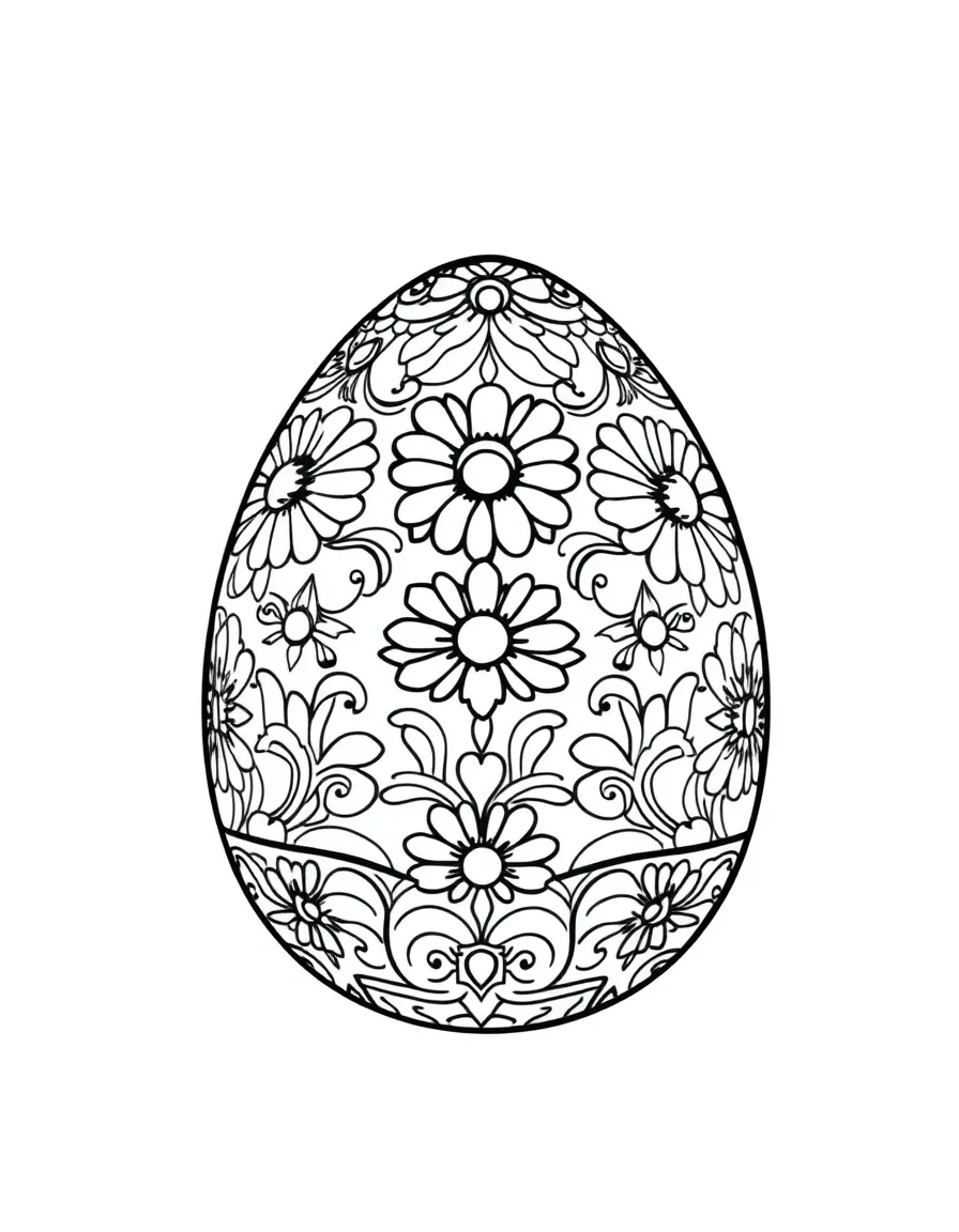 (Russia) A decorated Easter egg (pysanka style) with intricate patterns and bright colors.