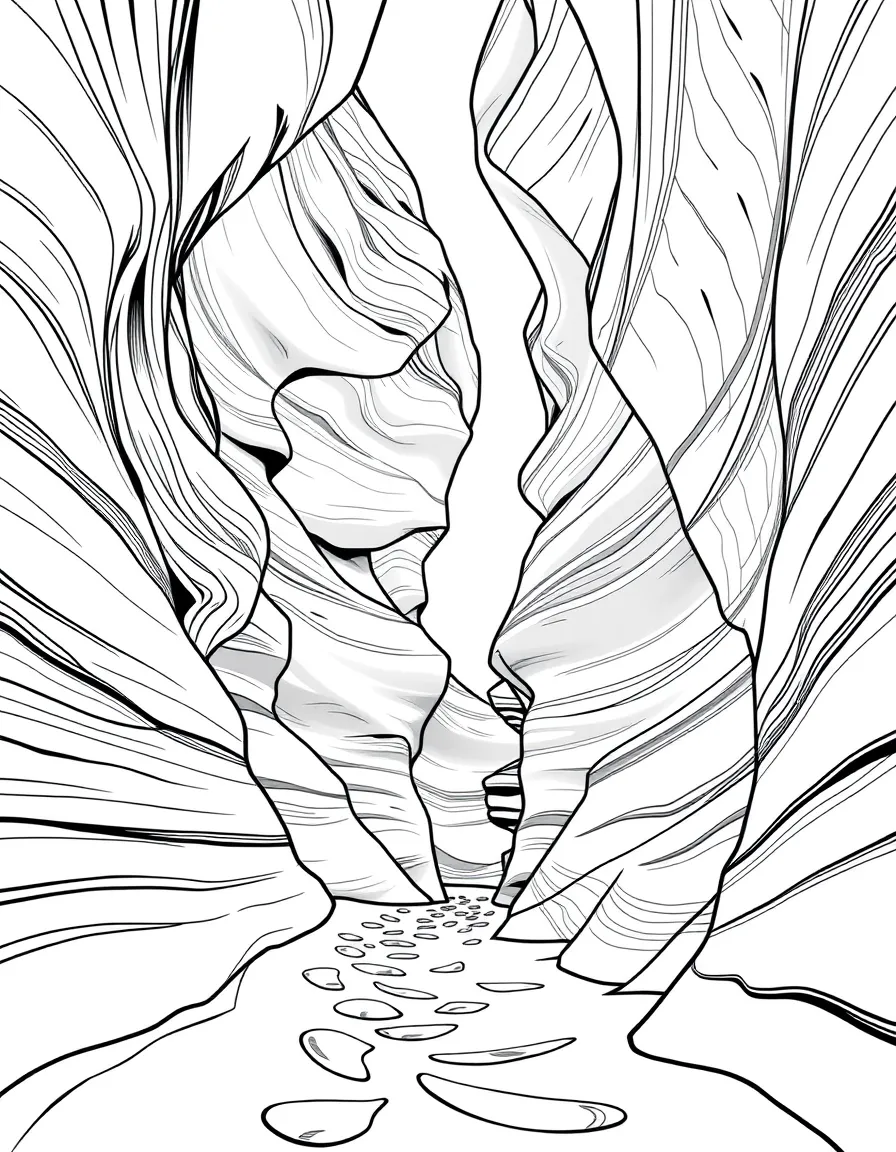 Antelope Canyon, desert sand patterns, and Southwest geometric designs