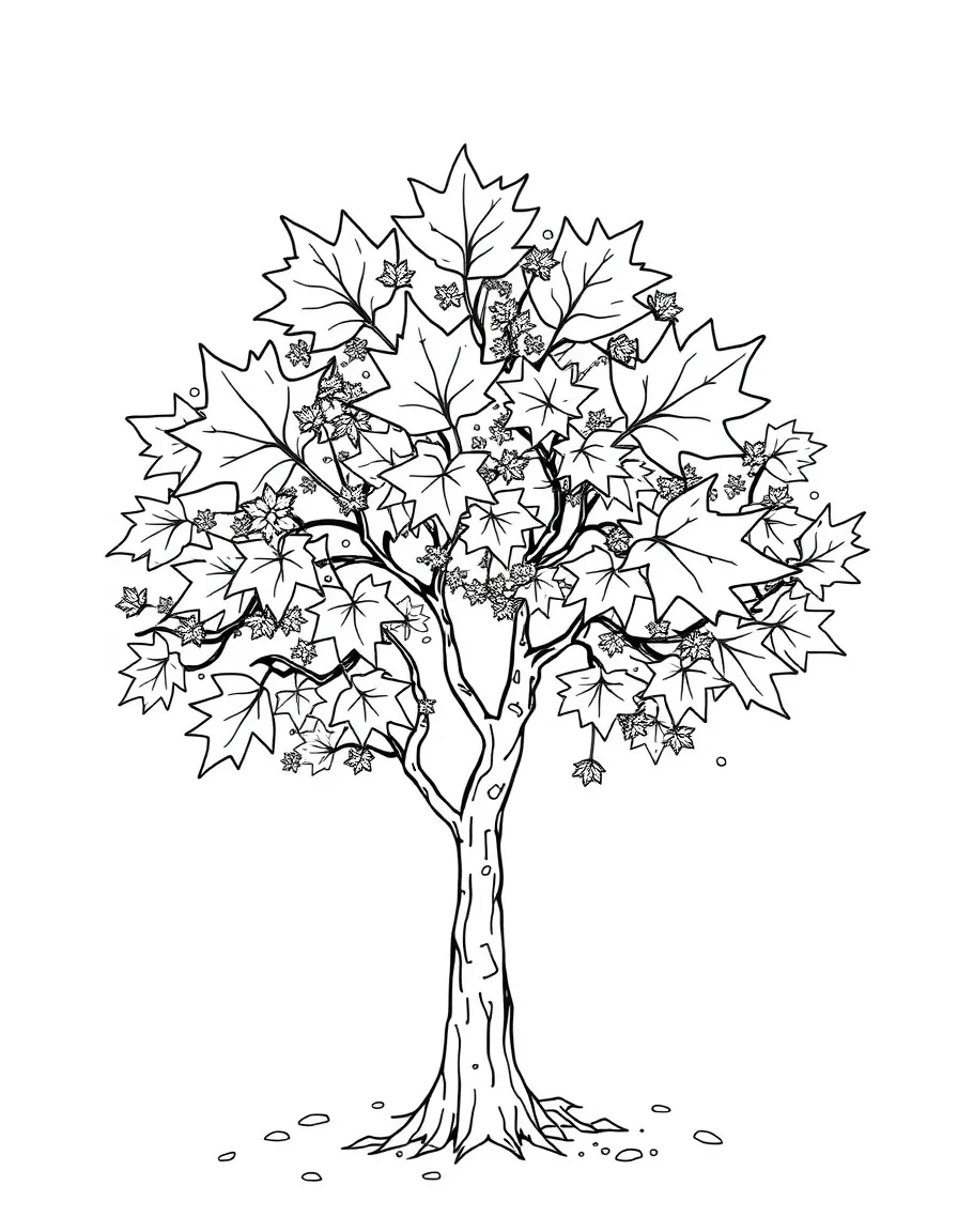 A maple tree