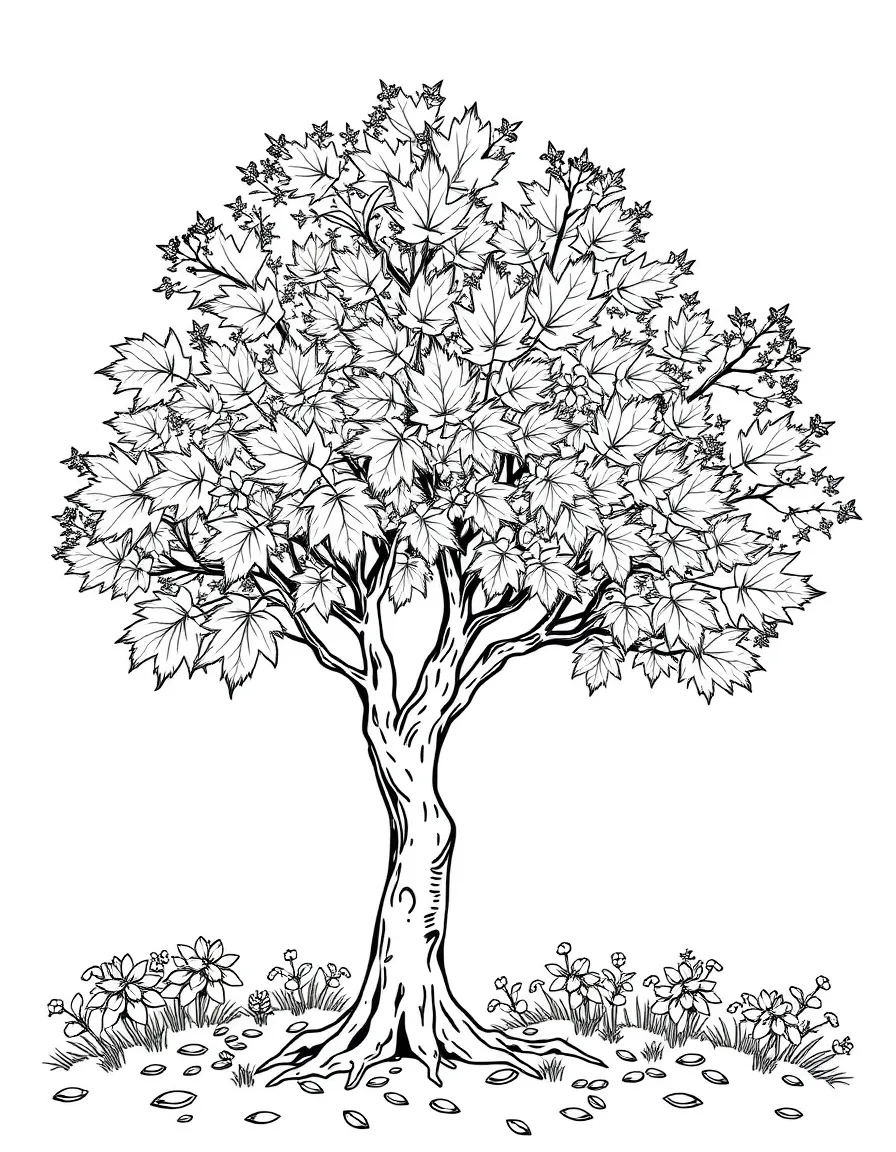 A maple tree